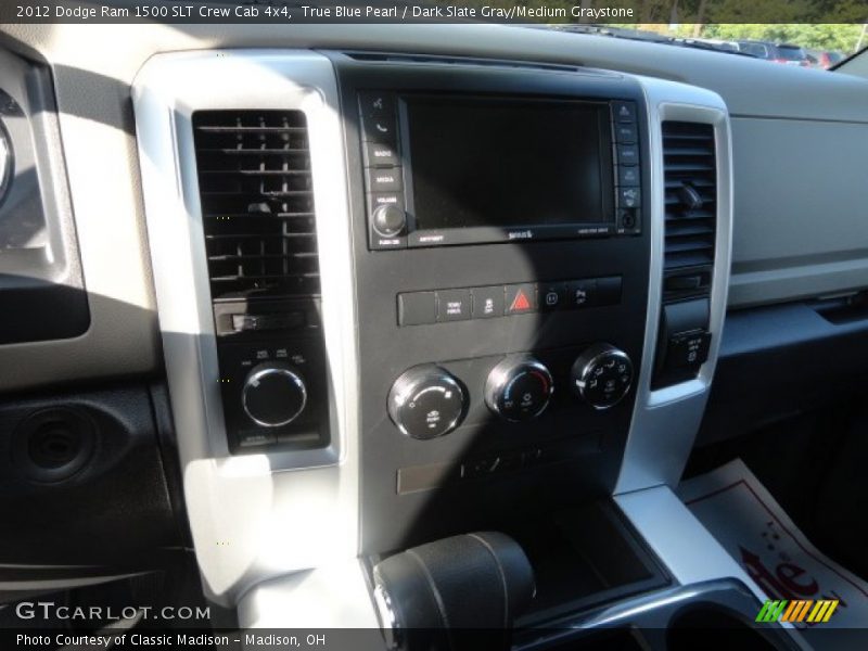 True Blue Pearl / Dark Slate Gray/Medium Graystone 2012 Dodge Ram 1500 SLT Crew Cab 4x4
