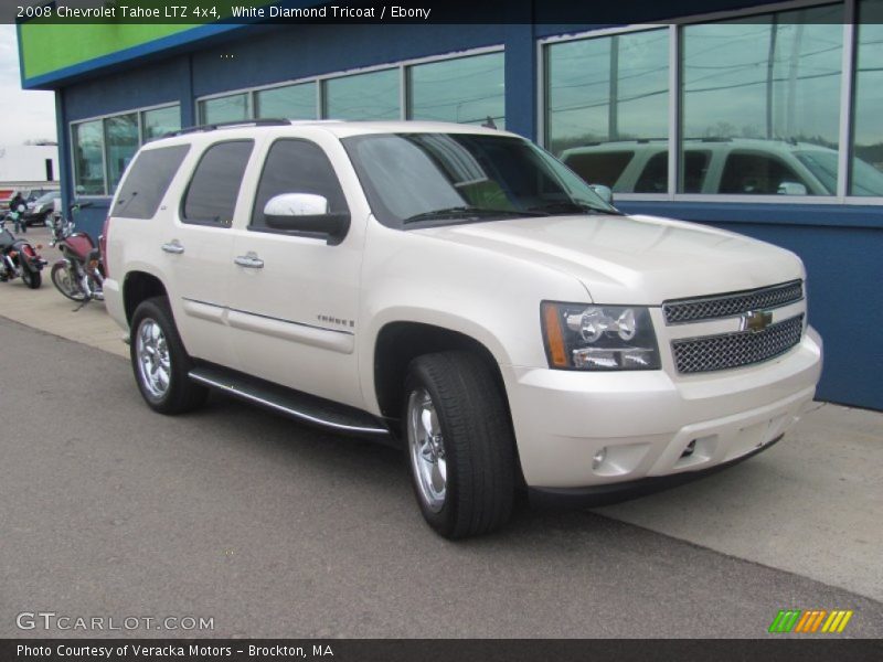 White Diamond Tricoat / Ebony 2008 Chevrolet Tahoe LTZ 4x4