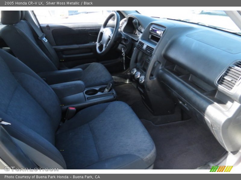 Silver Moss Metallic / Black 2005 Honda CR-V LX