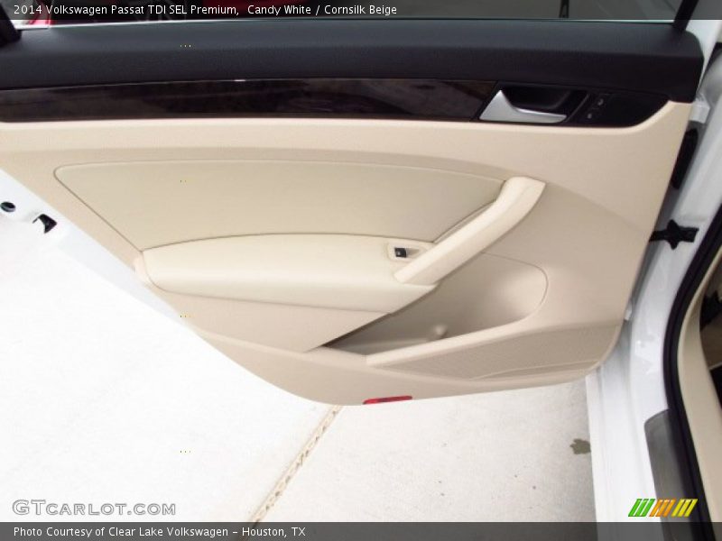 Candy White / Cornsilk Beige 2014 Volkswagen Passat TDI SEL Premium