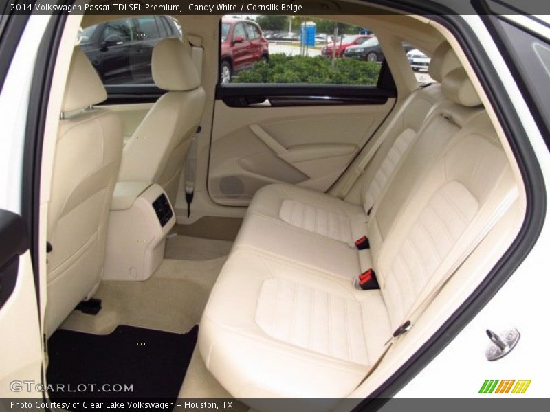 Candy White / Cornsilk Beige 2014 Volkswagen Passat TDI SEL Premium