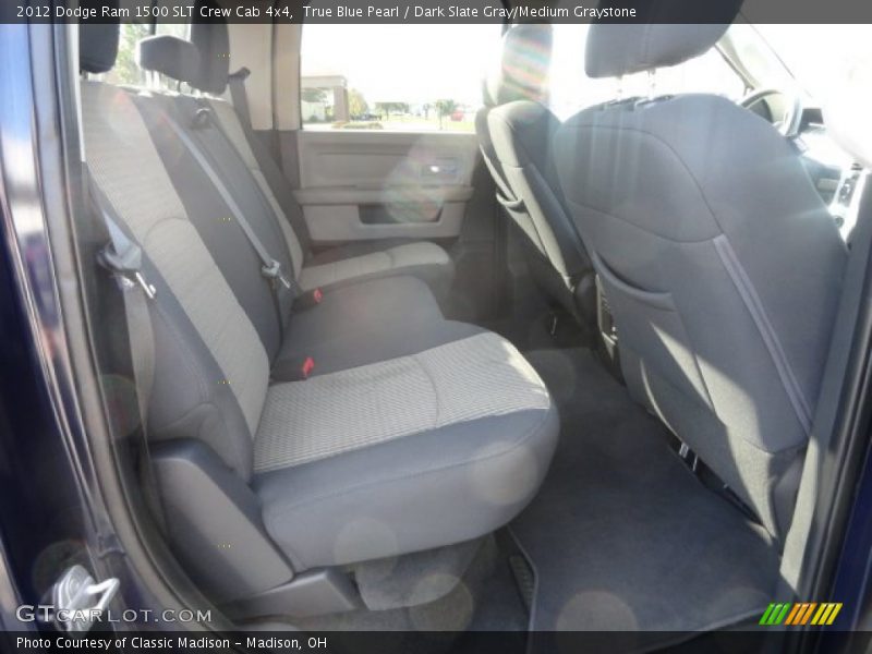 True Blue Pearl / Dark Slate Gray/Medium Graystone 2012 Dodge Ram 1500 SLT Crew Cab 4x4