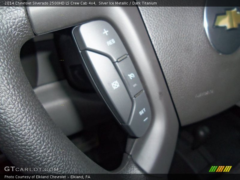 Silver Ice Metallic / Dark Titanium 2014 Chevrolet Silverado 2500HD LS Crew Cab 4x4