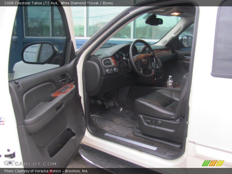 White Diamond Tricoat / Ebony 2008 Chevrolet Tahoe LTZ 4x4