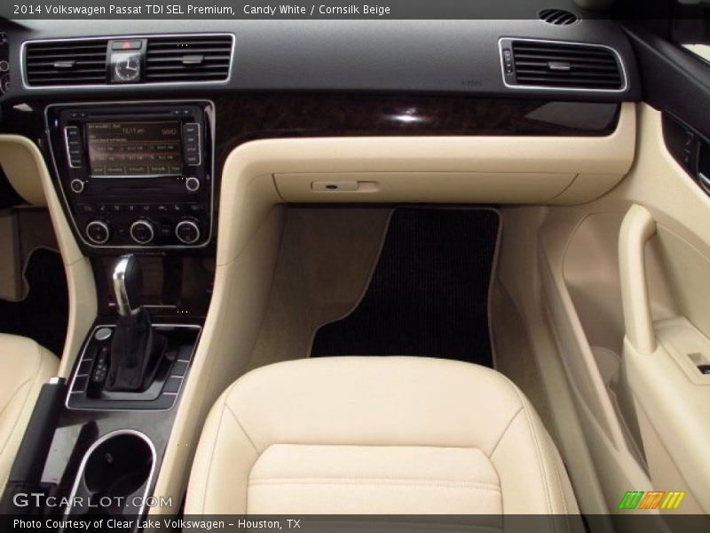 Candy White / Cornsilk Beige 2014 Volkswagen Passat TDI SEL Premium