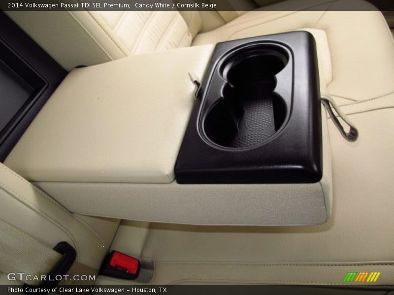 Candy White / Cornsilk Beige 2014 Volkswagen Passat TDI SEL Premium