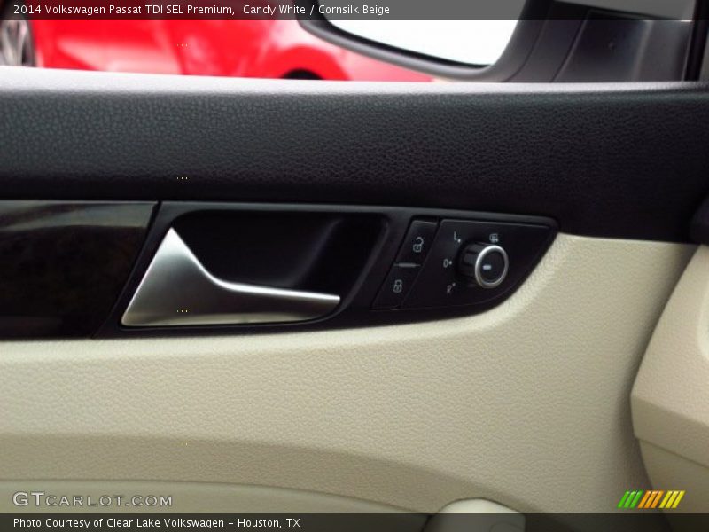 Candy White / Cornsilk Beige 2014 Volkswagen Passat TDI SEL Premium