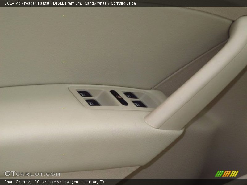 Candy White / Cornsilk Beige 2014 Volkswagen Passat TDI SEL Premium