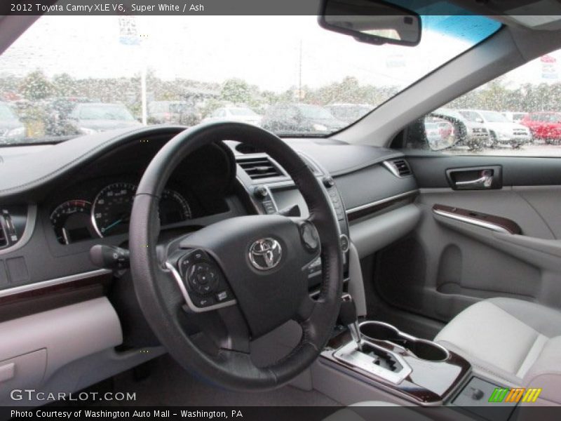 Super White / Ash 2012 Toyota Camry XLE V6