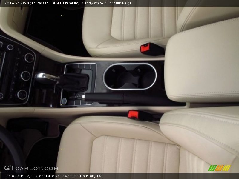 Candy White / Cornsilk Beige 2014 Volkswagen Passat TDI SEL Premium