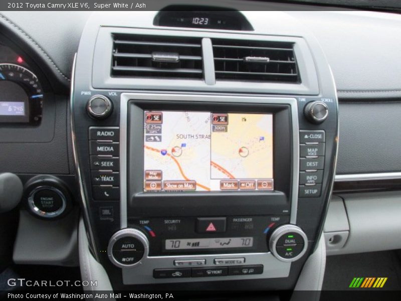 Super White / Ash 2012 Toyota Camry XLE V6