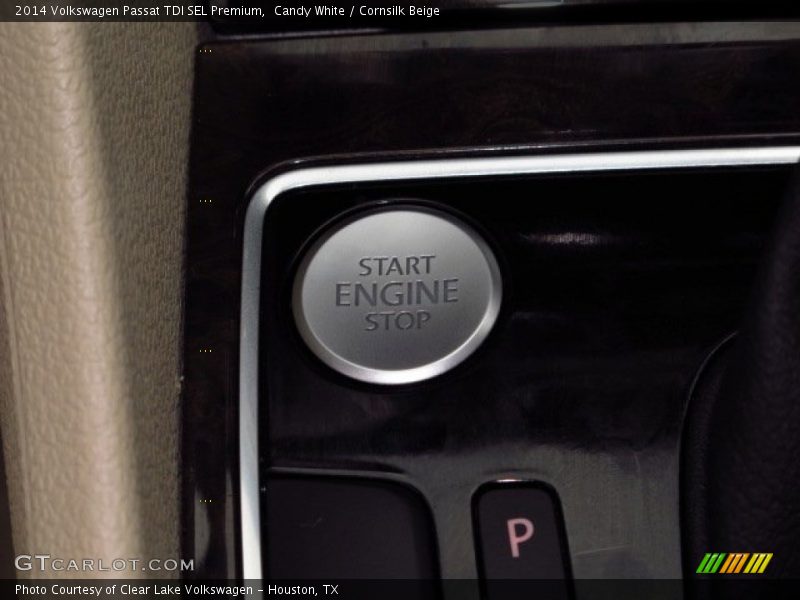 Candy White / Cornsilk Beige 2014 Volkswagen Passat TDI SEL Premium