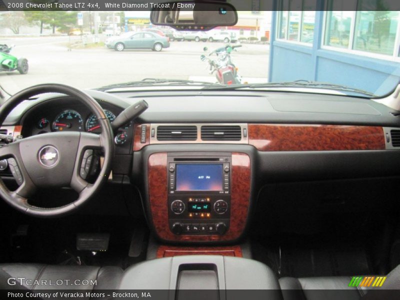 White Diamond Tricoat / Ebony 2008 Chevrolet Tahoe LTZ 4x4