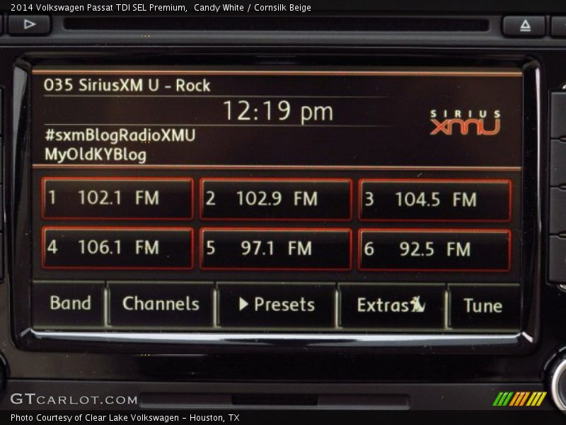 Candy White / Cornsilk Beige 2014 Volkswagen Passat TDI SEL Premium