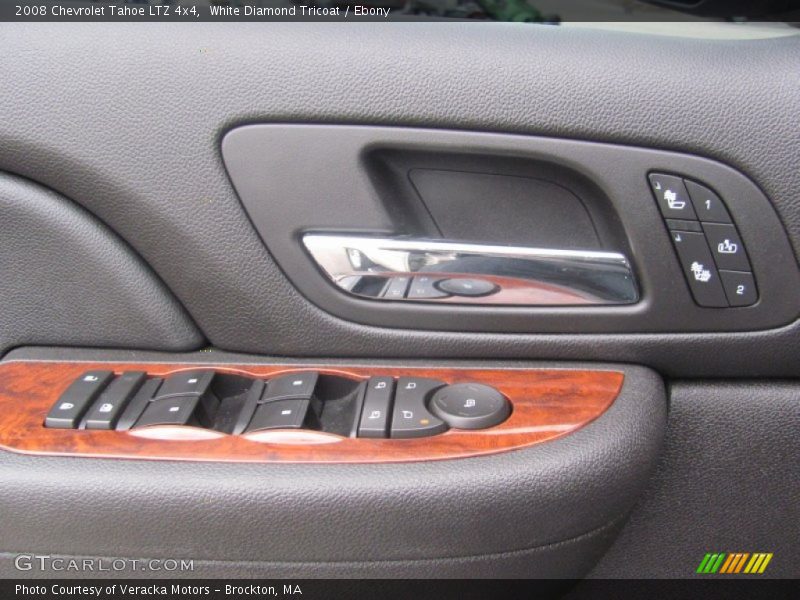 White Diamond Tricoat / Ebony 2008 Chevrolet Tahoe LTZ 4x4