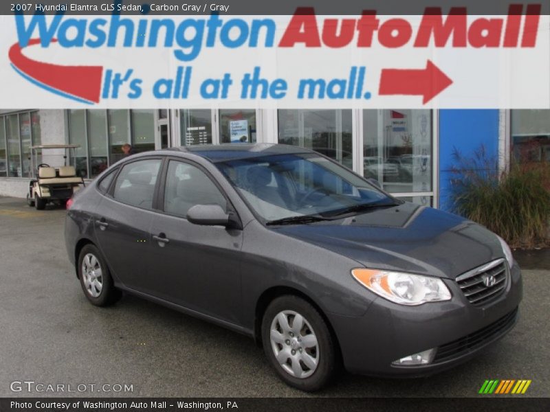 Carbon Gray / Gray 2007 Hyundai Elantra GLS Sedan