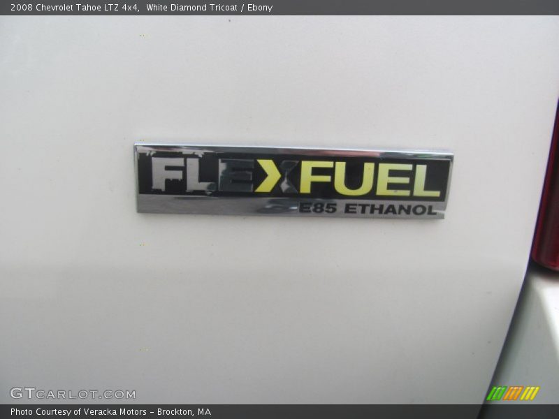 White Diamond Tricoat / Ebony 2008 Chevrolet Tahoe LTZ 4x4