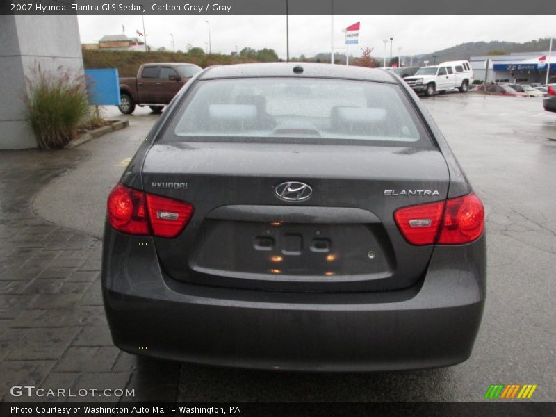 Carbon Gray / Gray 2007 Hyundai Elantra GLS Sedan