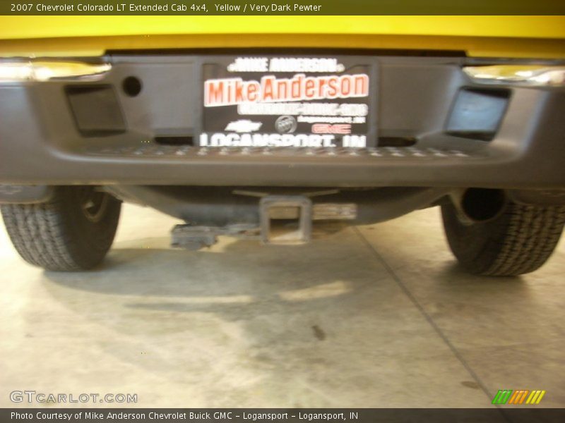 Yellow / Very Dark Pewter 2007 Chevrolet Colorado LT Extended Cab 4x4