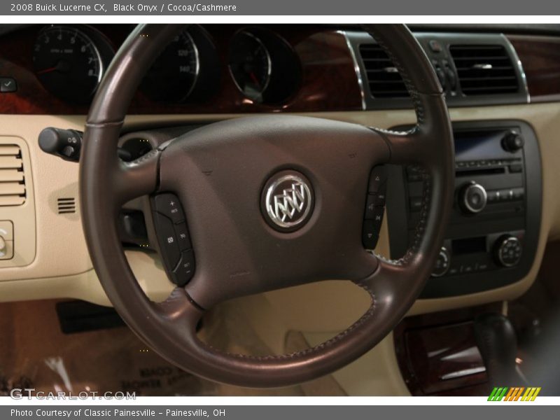 Black Onyx / Cocoa/Cashmere 2008 Buick Lucerne CX