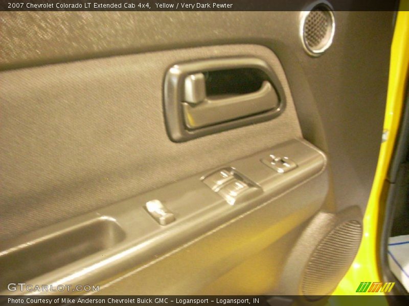 Yellow / Very Dark Pewter 2007 Chevrolet Colorado LT Extended Cab 4x4