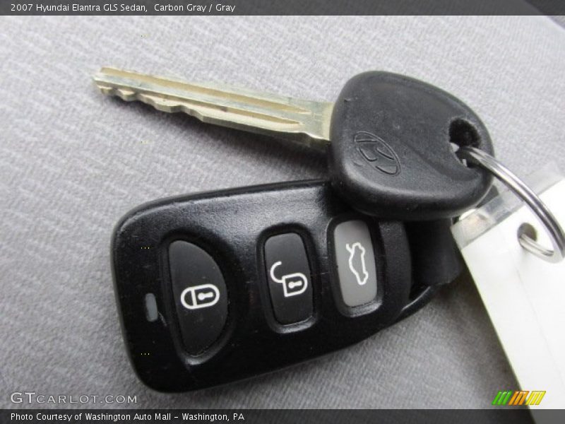 Carbon Gray / Gray 2007 Hyundai Elantra GLS Sedan