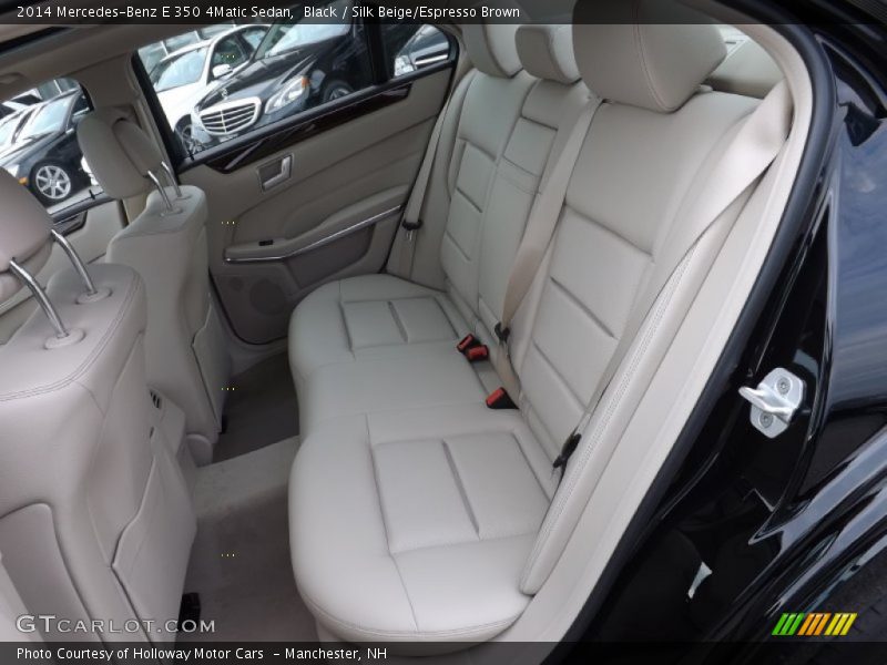 Black / Silk Beige/Espresso Brown 2014 Mercedes-Benz E 350 4Matic Sedan