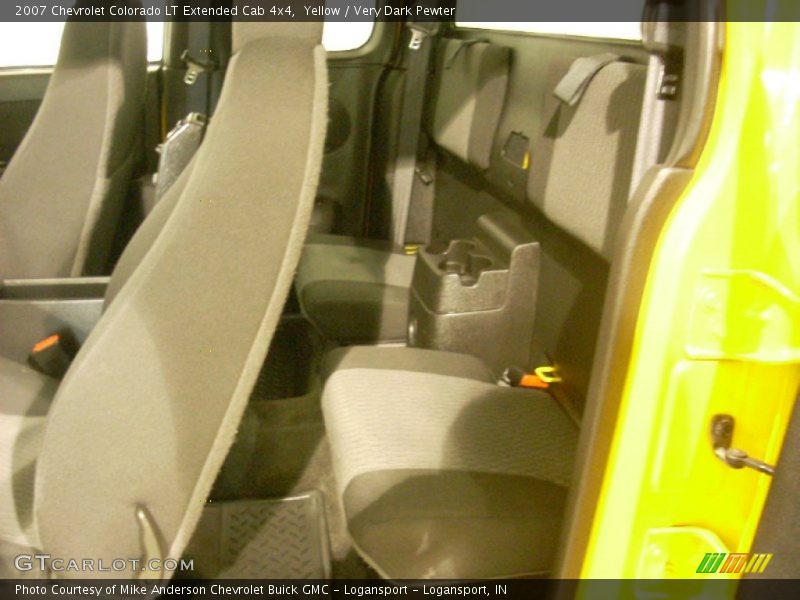 Yellow / Very Dark Pewter 2007 Chevrolet Colorado LT Extended Cab 4x4