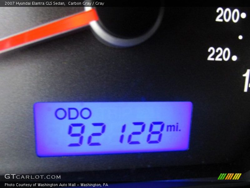 Carbon Gray / Gray 2007 Hyundai Elantra GLS Sedan