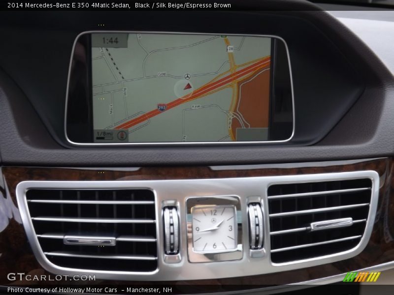 Black / Silk Beige/Espresso Brown 2014 Mercedes-Benz E 350 4Matic Sedan