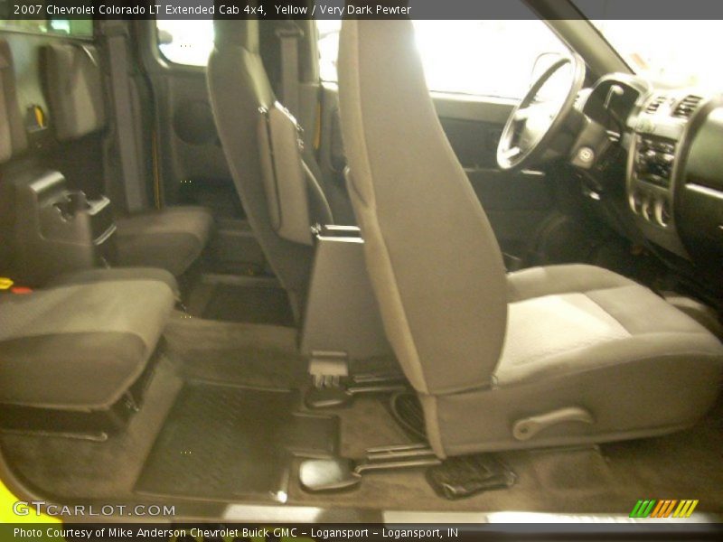 Yellow / Very Dark Pewter 2007 Chevrolet Colorado LT Extended Cab 4x4