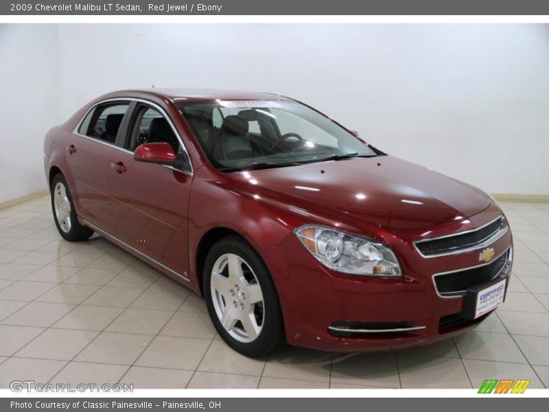 Red Jewel / Ebony 2009 Chevrolet Malibu LT Sedan