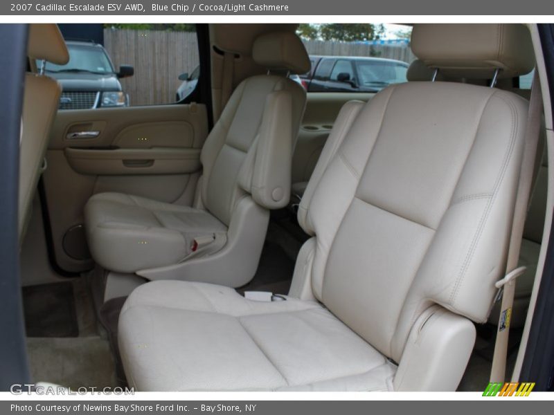 Blue Chip / Cocoa/Light Cashmere 2007 Cadillac Escalade ESV AWD