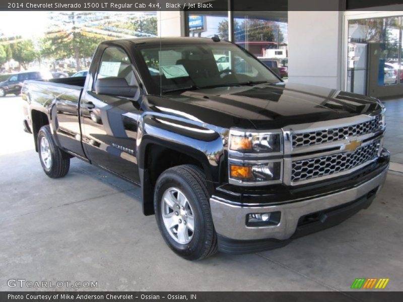 Black / Jet Black 2014 Chevrolet Silverado 1500 LT Regular Cab 4x4