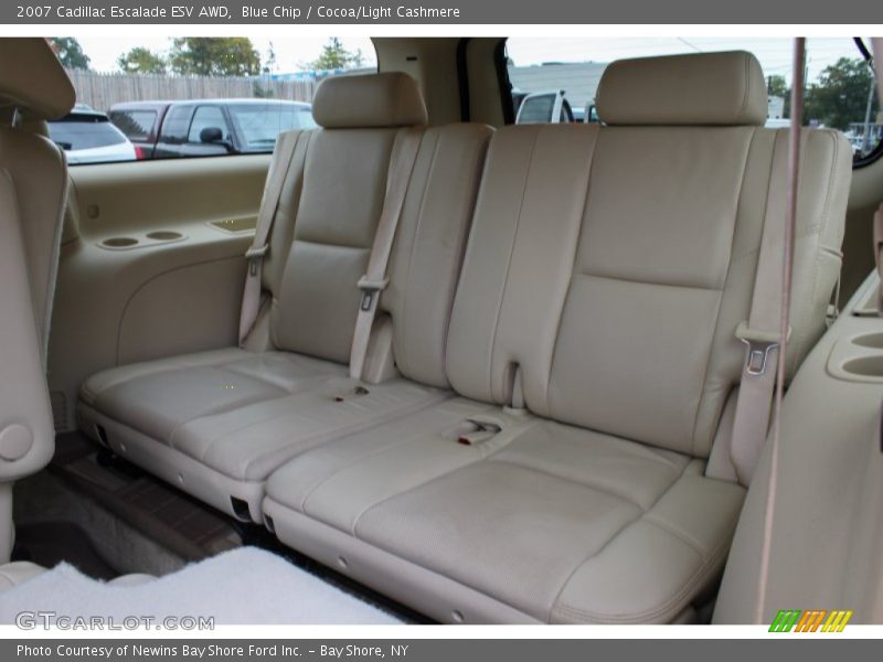 Blue Chip / Cocoa/Light Cashmere 2007 Cadillac Escalade ESV AWD