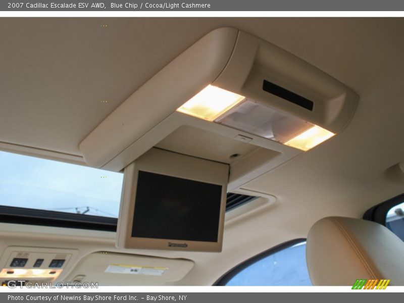 Blue Chip / Cocoa/Light Cashmere 2007 Cadillac Escalade ESV AWD