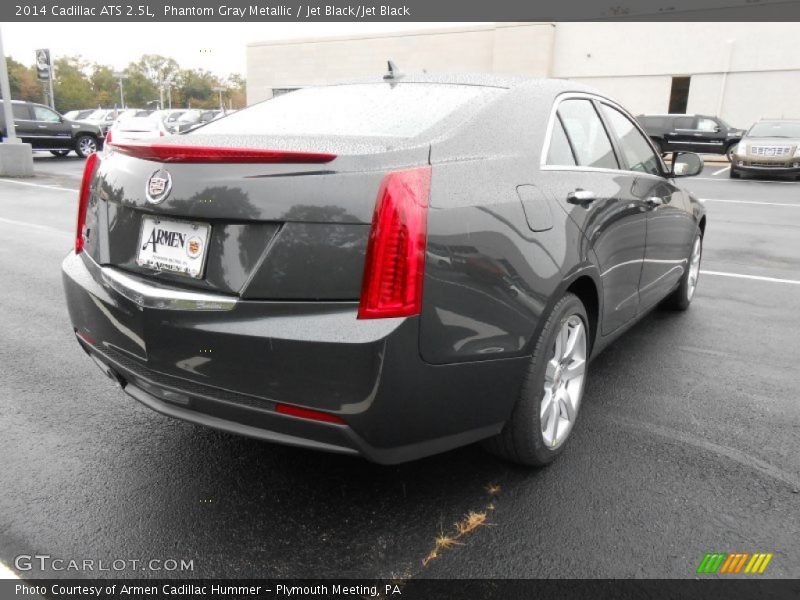Phantom Gray Metallic / Jet Black/Jet Black 2014 Cadillac ATS 2.5L