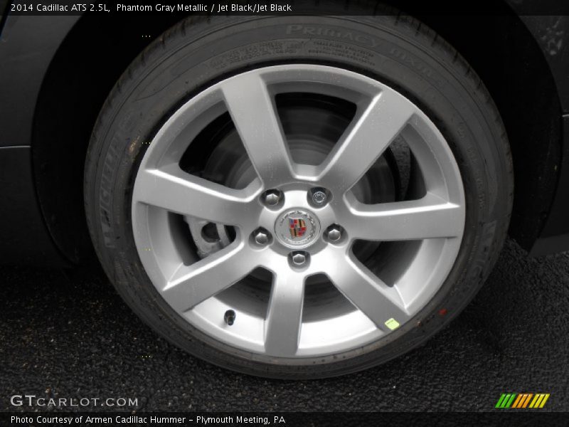 Phantom Gray Metallic / Jet Black/Jet Black 2014 Cadillac ATS 2.5L