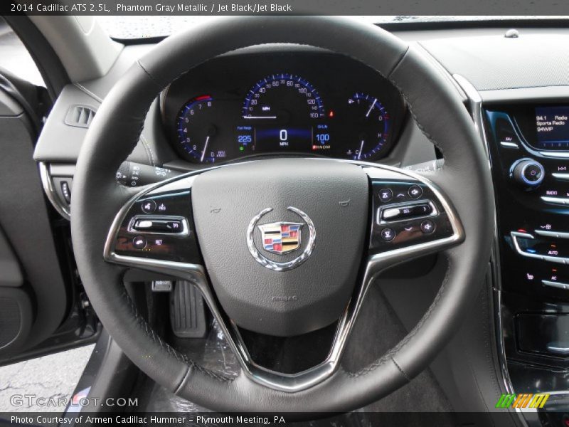 Phantom Gray Metallic / Jet Black/Jet Black 2014 Cadillac ATS 2.5L