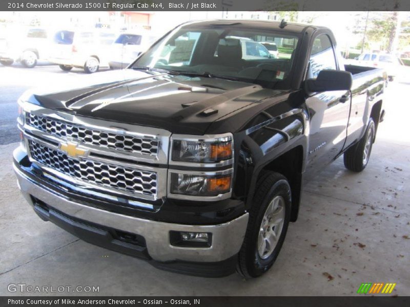 Black / Jet Black 2014 Chevrolet Silverado 1500 LT Regular Cab 4x4