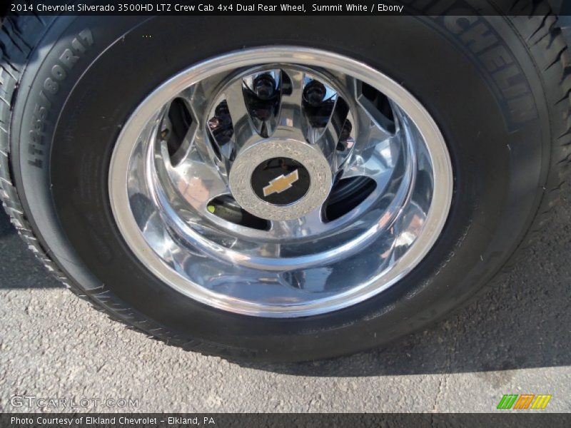 Summit White / Ebony 2014 Chevrolet Silverado 3500HD LTZ Crew Cab 4x4 Dual Rear Wheel