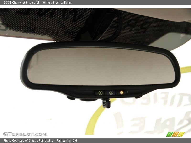 White / Neutral Beige 2008 Chevrolet Impala LT