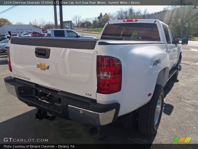 Summit White / Ebony 2014 Chevrolet Silverado 3500HD LTZ Crew Cab 4x4 Dual Rear Wheel