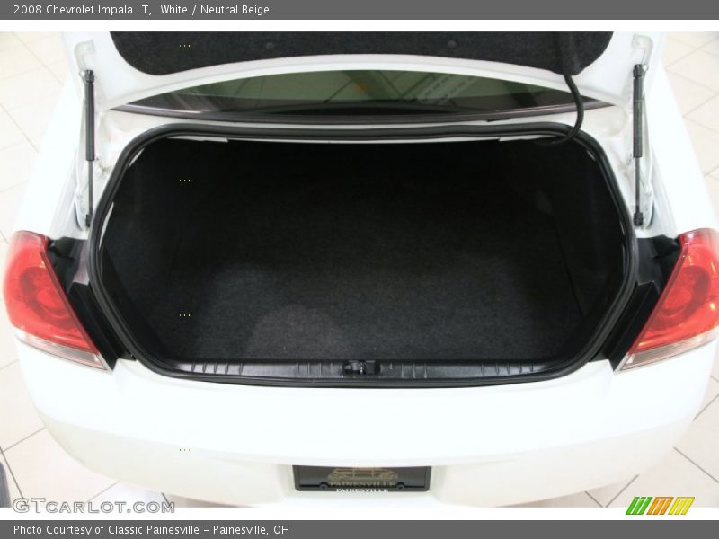 White / Neutral Beige 2008 Chevrolet Impala LT