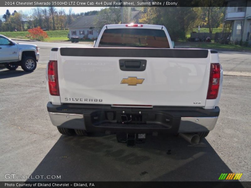 Summit White / Ebony 2014 Chevrolet Silverado 3500HD LTZ Crew Cab 4x4 Dual Rear Wheel