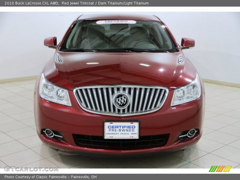 Red Jewel Tintcoat / Dark Titanium/Light Titanium 2010 Buick LaCrosse CXL AWD