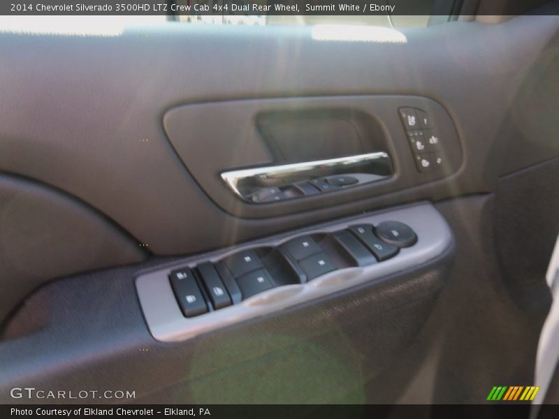 Summit White / Ebony 2014 Chevrolet Silverado 3500HD LTZ Crew Cab 4x4 Dual Rear Wheel