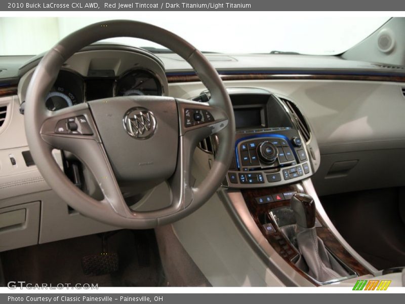 Red Jewel Tintcoat / Dark Titanium/Light Titanium 2010 Buick LaCrosse CXL AWD