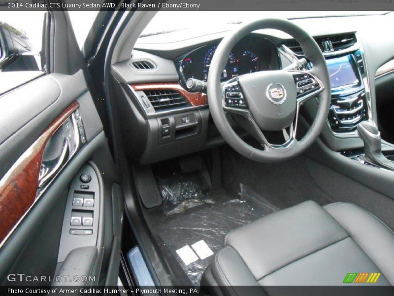 Black Raven / Ebony/Ebony 2014 Cadillac CTS Luxury Sedan AWD