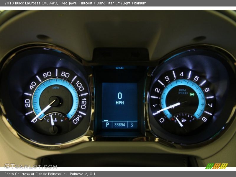 Red Jewel Tintcoat / Dark Titanium/Light Titanium 2010 Buick LaCrosse CXL AWD